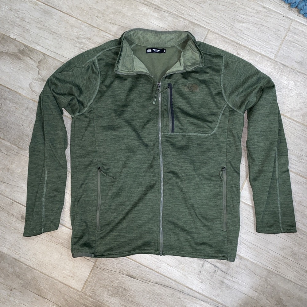 Men's Large North Face Jacket Dark Green